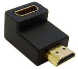 HDMI Male Right Angle 90° Down To Female Port Adapter