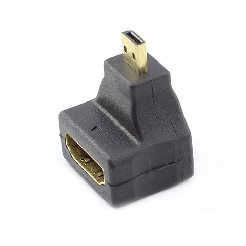 Micro HDMI Male To HDMI Female 90 Degrees Right Angle Adapter